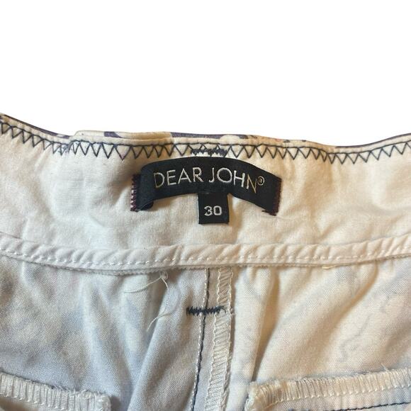 Dear John Floral Chino Cotton Blend Shorts Size 30 - Picture 7 of 10
